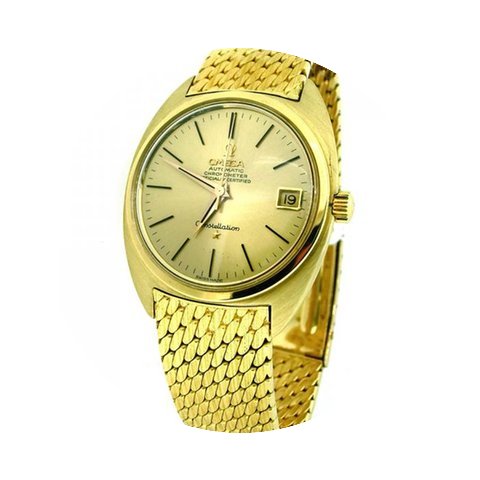 Omega Constellation Armbanduhr aus 750 G...