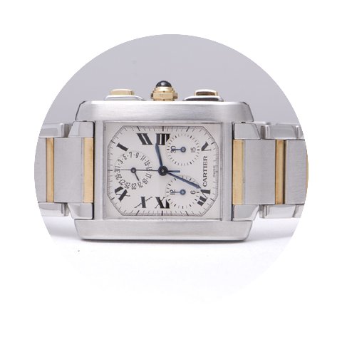 Cartier Tank Francaise Chronoflex...