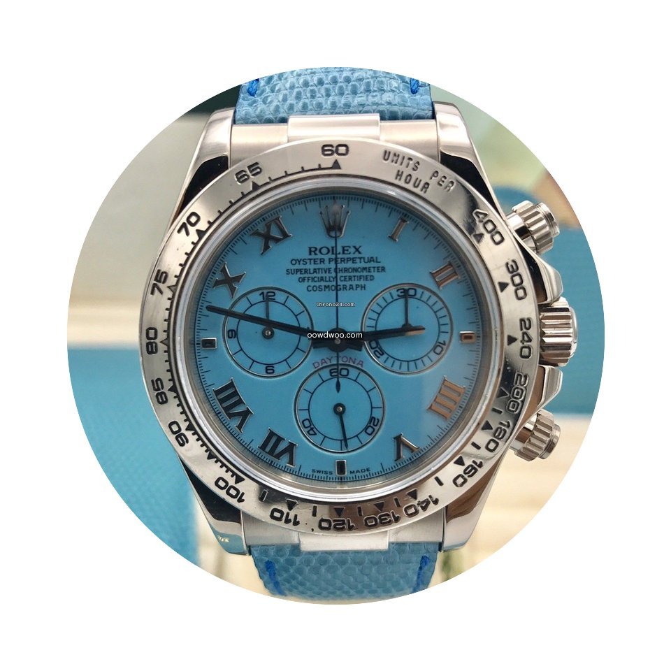 Rolex 116519 Daytona W Gold Summer Beach...