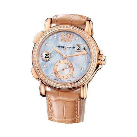 Ulysse Nardin Dual Time Grey Rose Gold 1...
