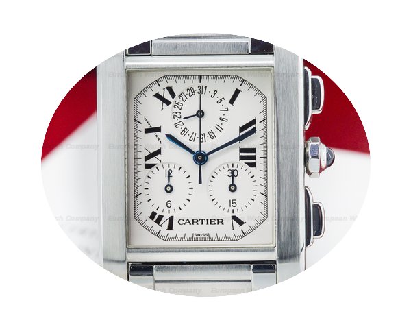 Cartier Tank Francaise Chronoflex Quartz...