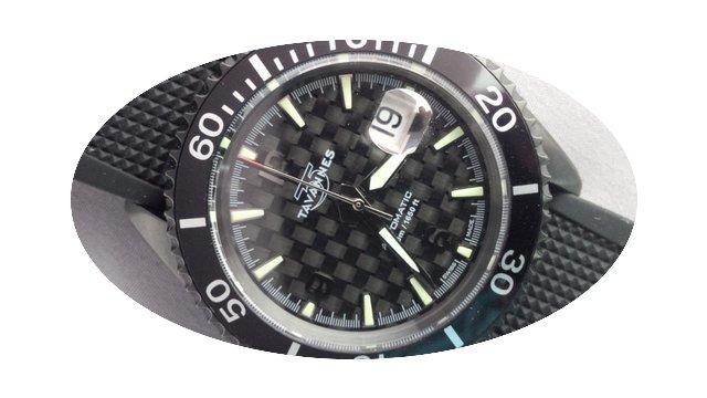 Tavannes TA-VON Pilot's PVD Black finish...
