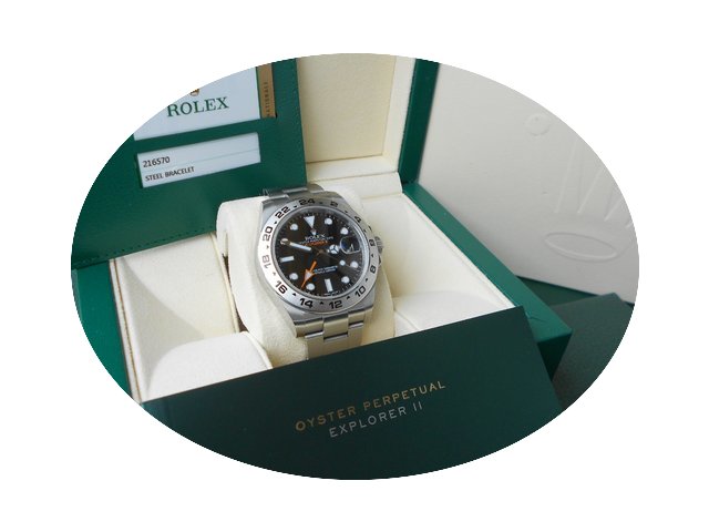 Rolex EXPLOER 2 BLACK DIAL 216570 - WARR...