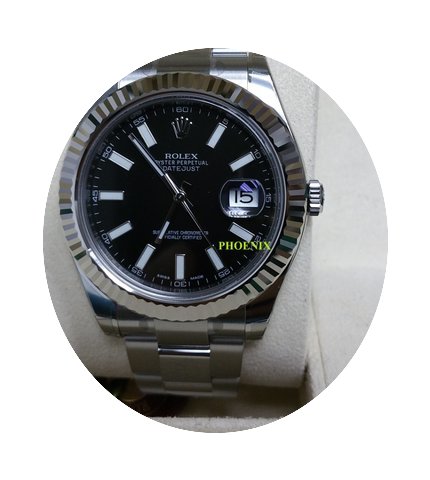 Rolex Datejust 116334 Black Index...