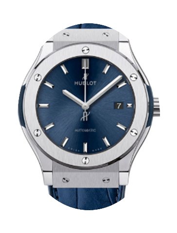 Hublot Classic Fusion 42 Mm Titanium Blu...