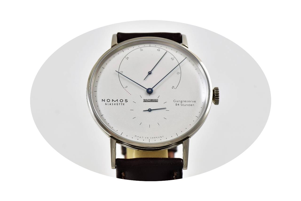 Nomos Lambda Weißgold With Tempered Blu...