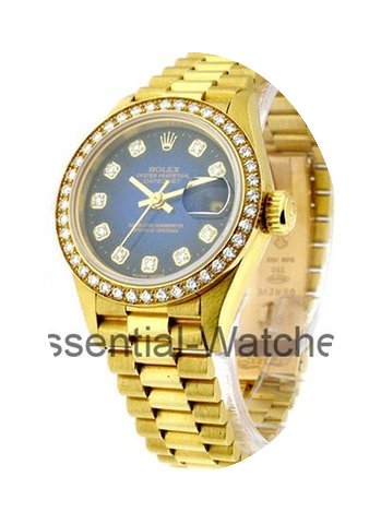 Rolex Used Lady's President Yellow Gold ...