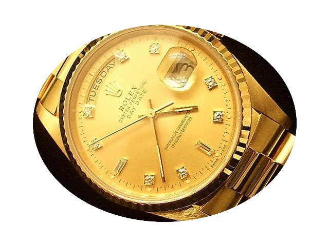 Rolex Yellow Gold Diamond Day-date With ...