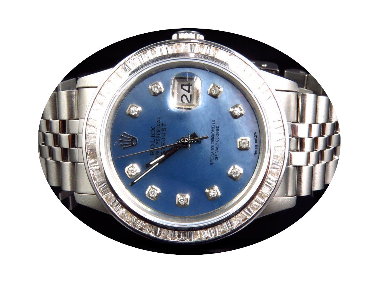 Rolex Mens Rolex Datejust Oyster Stainle...