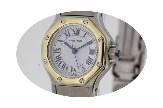 Cartier Santos SM Octagon Automatic Wome...