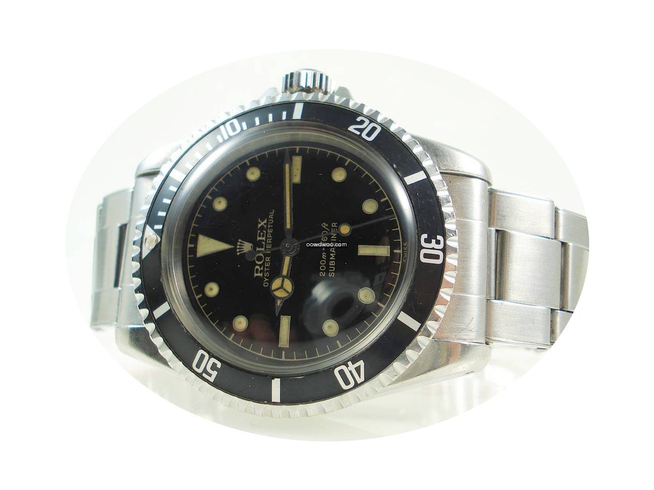 Rolex Submariner 5512 PCG Gilt 2-Liner T...