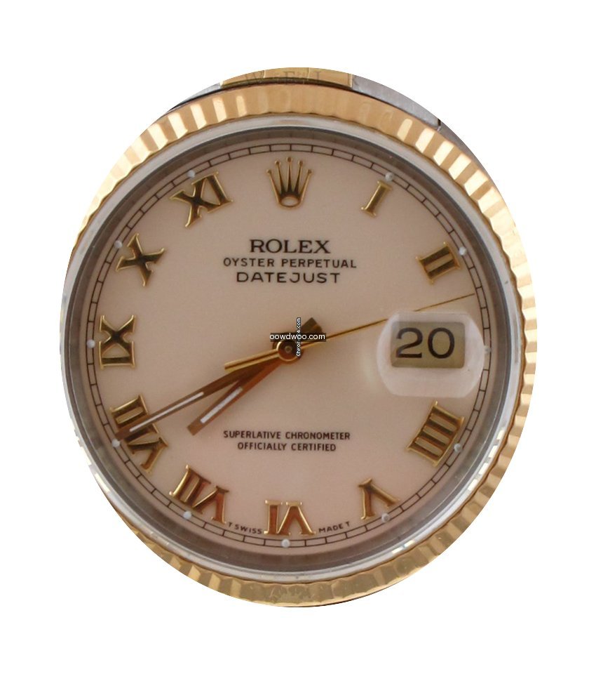 Rolex 1990 Gents Two Tone Datejust Cream...
