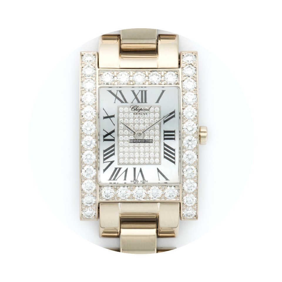 Chopard White Gold H-Watch XL Diamond Wa...