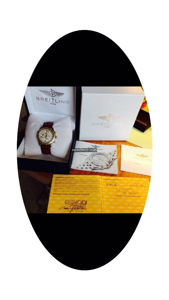 Breitling Chronomat Gold Lünette Limiti...