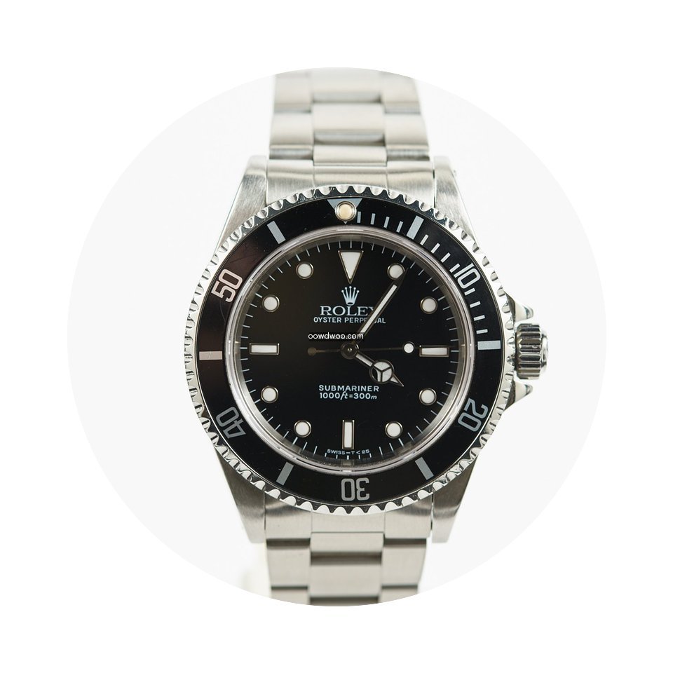Rolex 1996 Stainless Steel Non Date Subm...