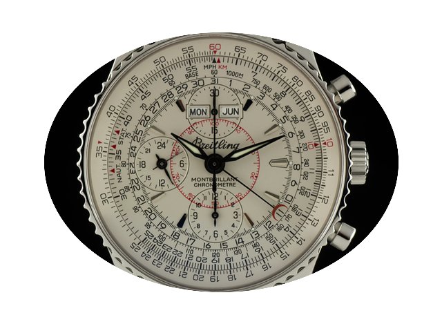 Breitling Stainless Steel Silver Dial Da...