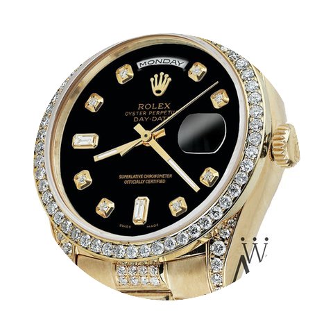 Rolex Presidential 36mm Day Date Black D...