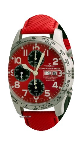 Zeno-Watch Basel NC Pilot Tachymeter Chr...