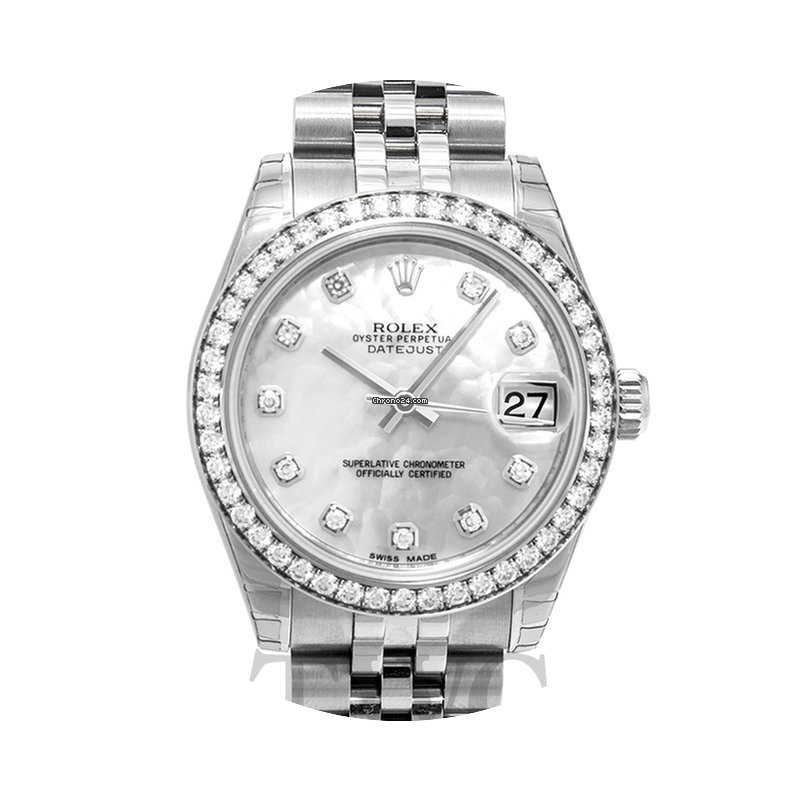 Rolex Lady-Datejust White 18k White gold...
