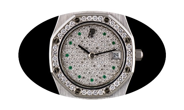 Audemars Piguet 18k W/G Rare Diamond &am...