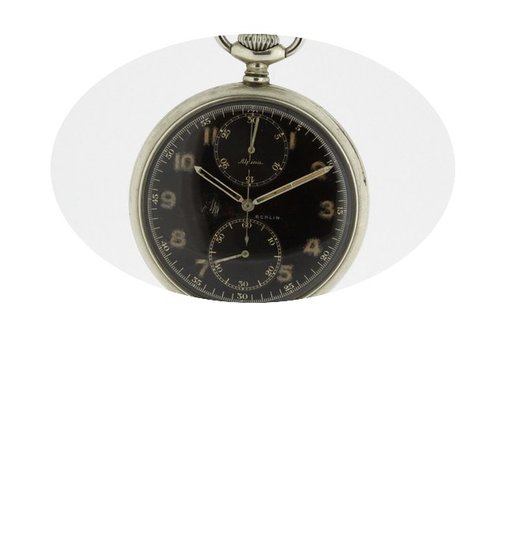 Alpina Chronograph Vintage Pocket Watch ...