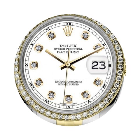 Rolex Men`s Rolex 36mm Datejust 2 Tone W...