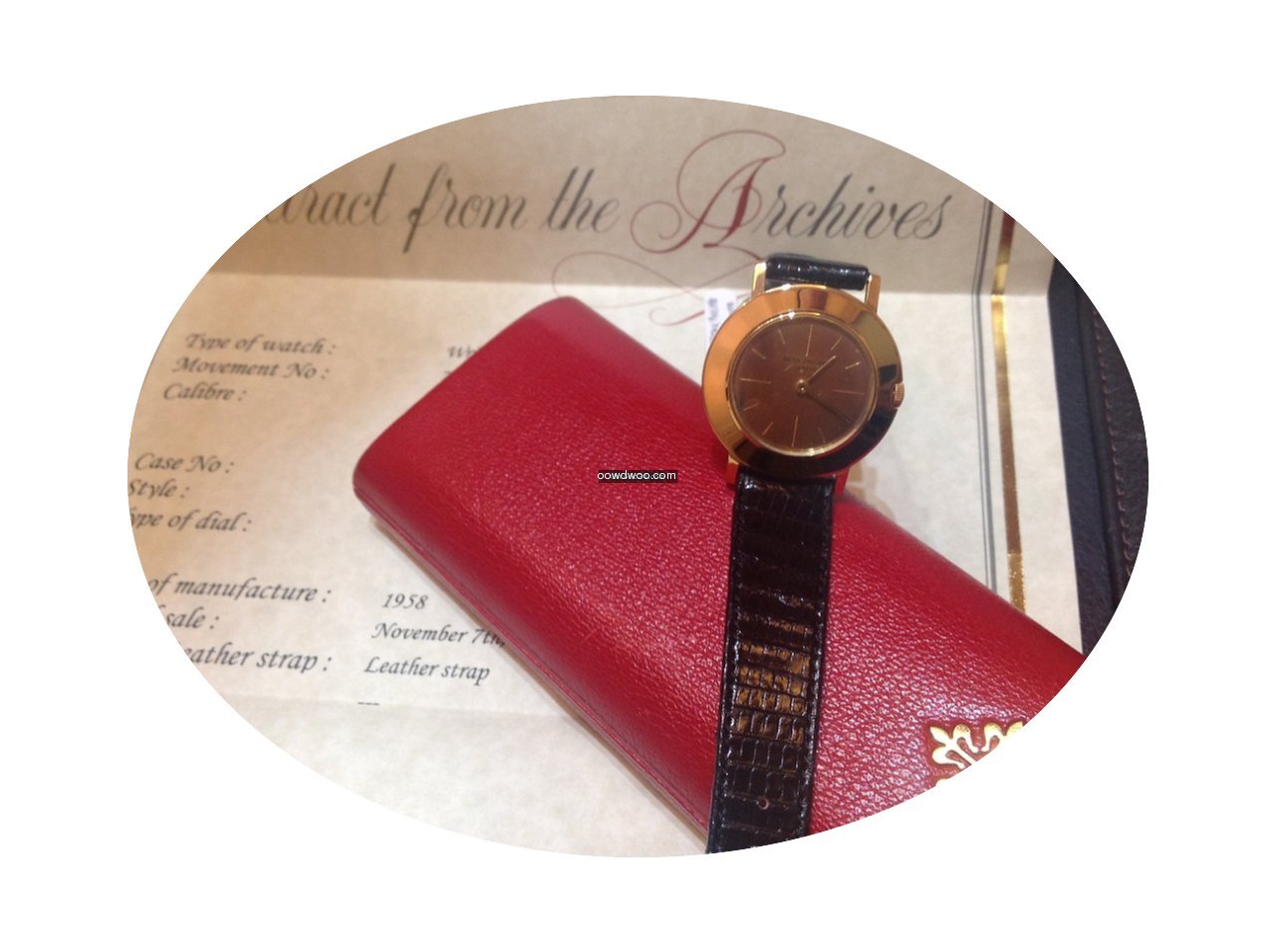 Patek Philippe 2594 yellow gold...