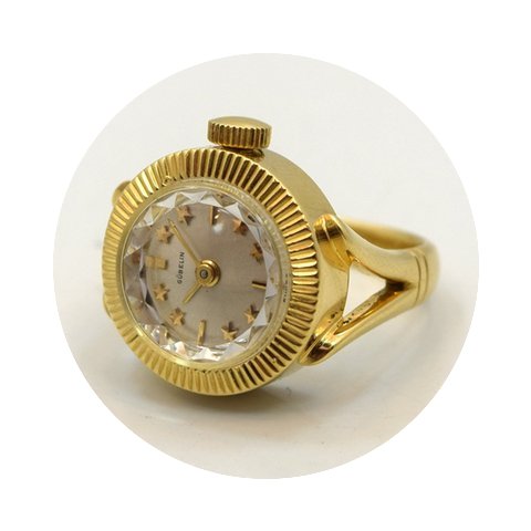Gübelin Ring Watch circa 1960's...