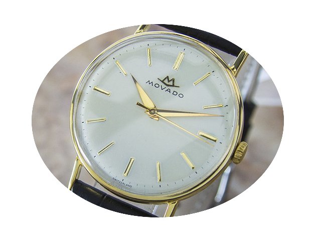 Movado Dress Watch Gold Plated & Sta...