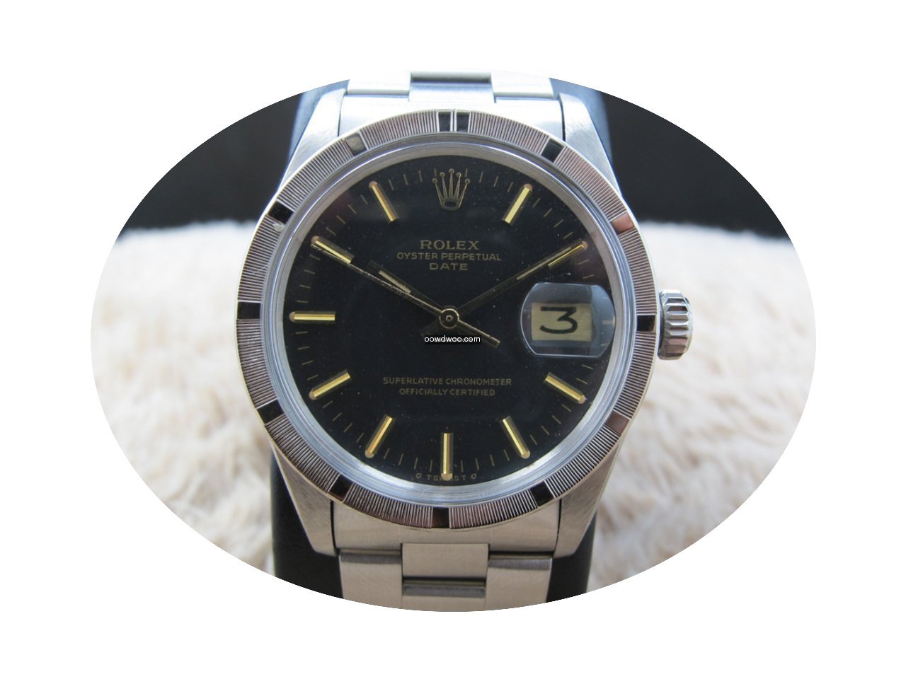 Rolex OYSTER DATE 1501 Original Matt Bla...