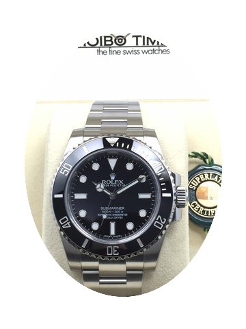 Rolex 114060 Black Submariner No Date Ce...