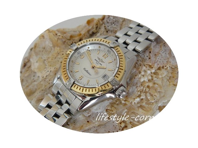Breitling Callistino mit Goldlünette un...