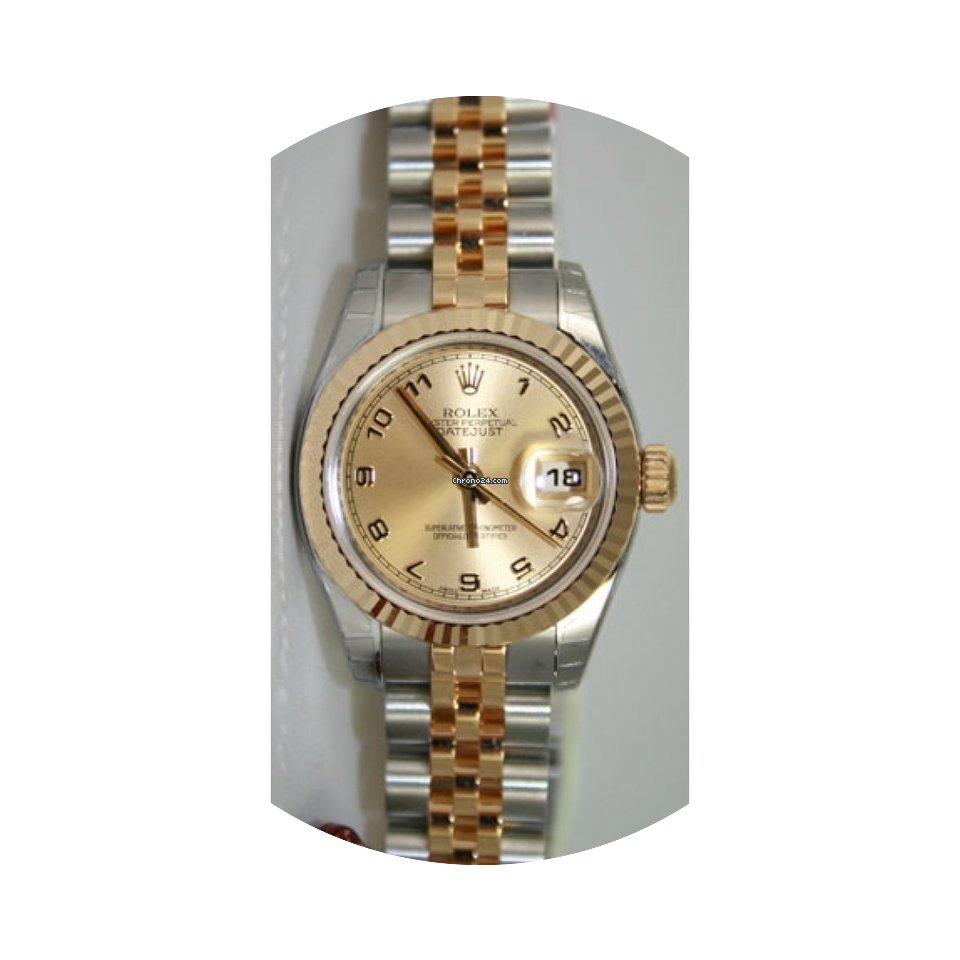 Rolex Datejust Lady's 179173 Steel and 1...