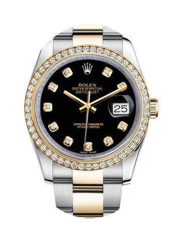 Rolex New Style Datejust Two Tone Custom...