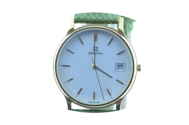 Zenith Herren Uhr Vintage Quartz 18k 750...