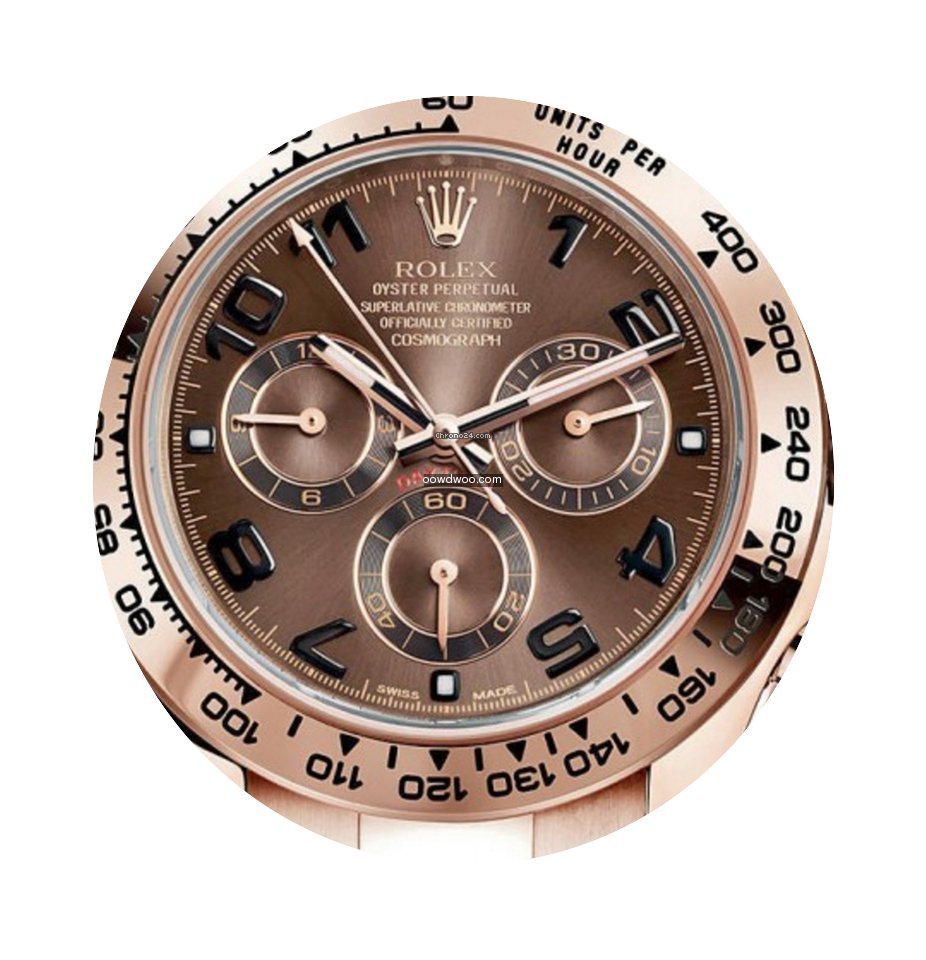Rolex Cosmograph Daytona Rose Gold Choco...