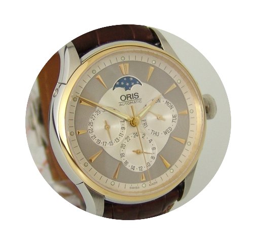 Oris Artelier Complication Stahl/Gold -S...