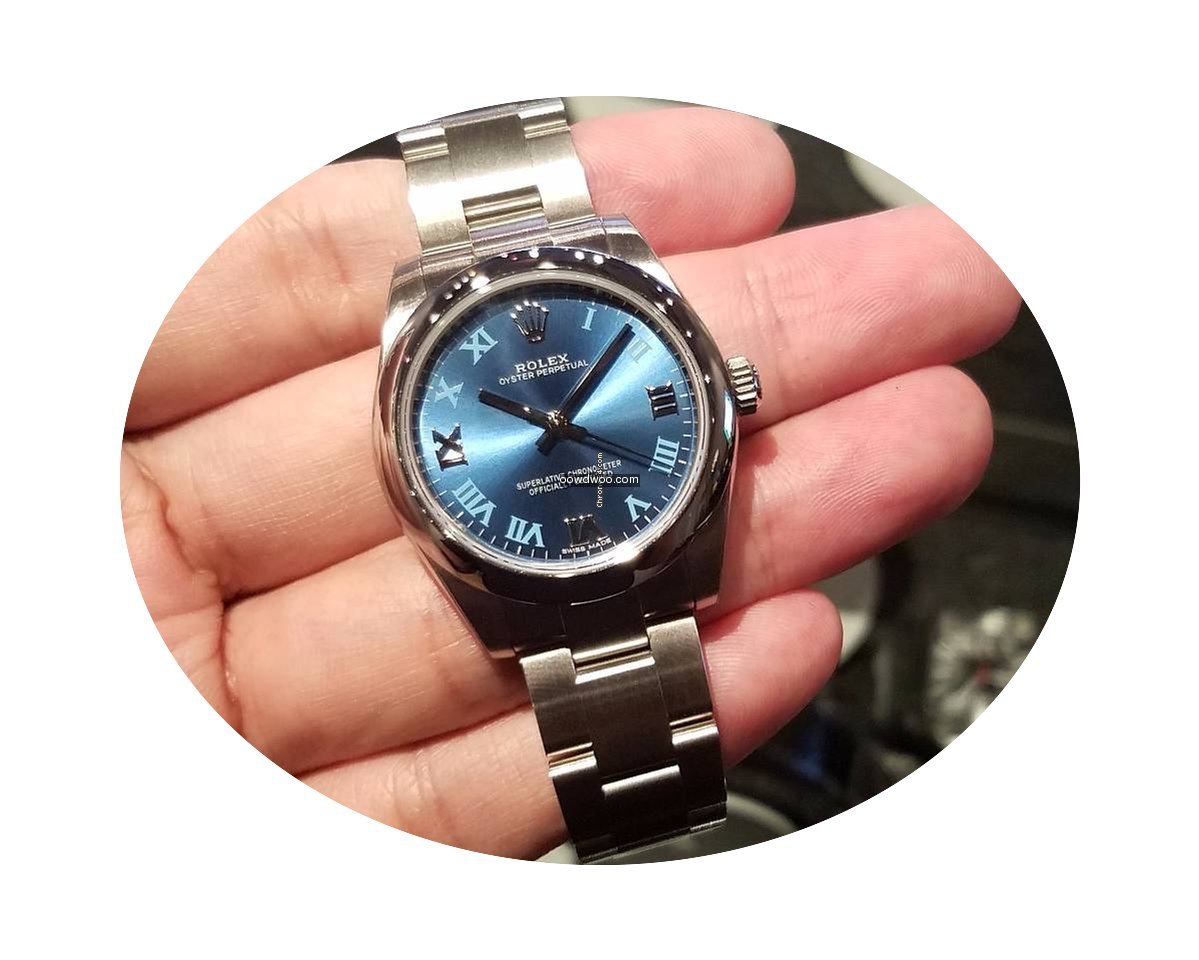Rolex 177200 Blue Roman Dial (888) Oyste...