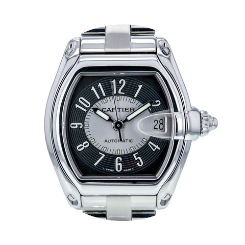 Cartier Roadster Large Stainless Steel A...