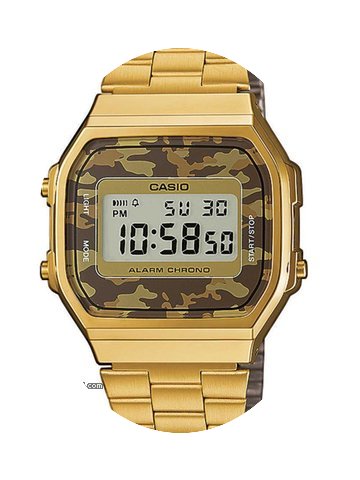 Casio A168WEGC-5EF Collection 36mm 1ATM...