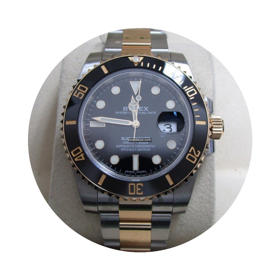 Rolex Submariner Date 18K Yellow Gold/St...