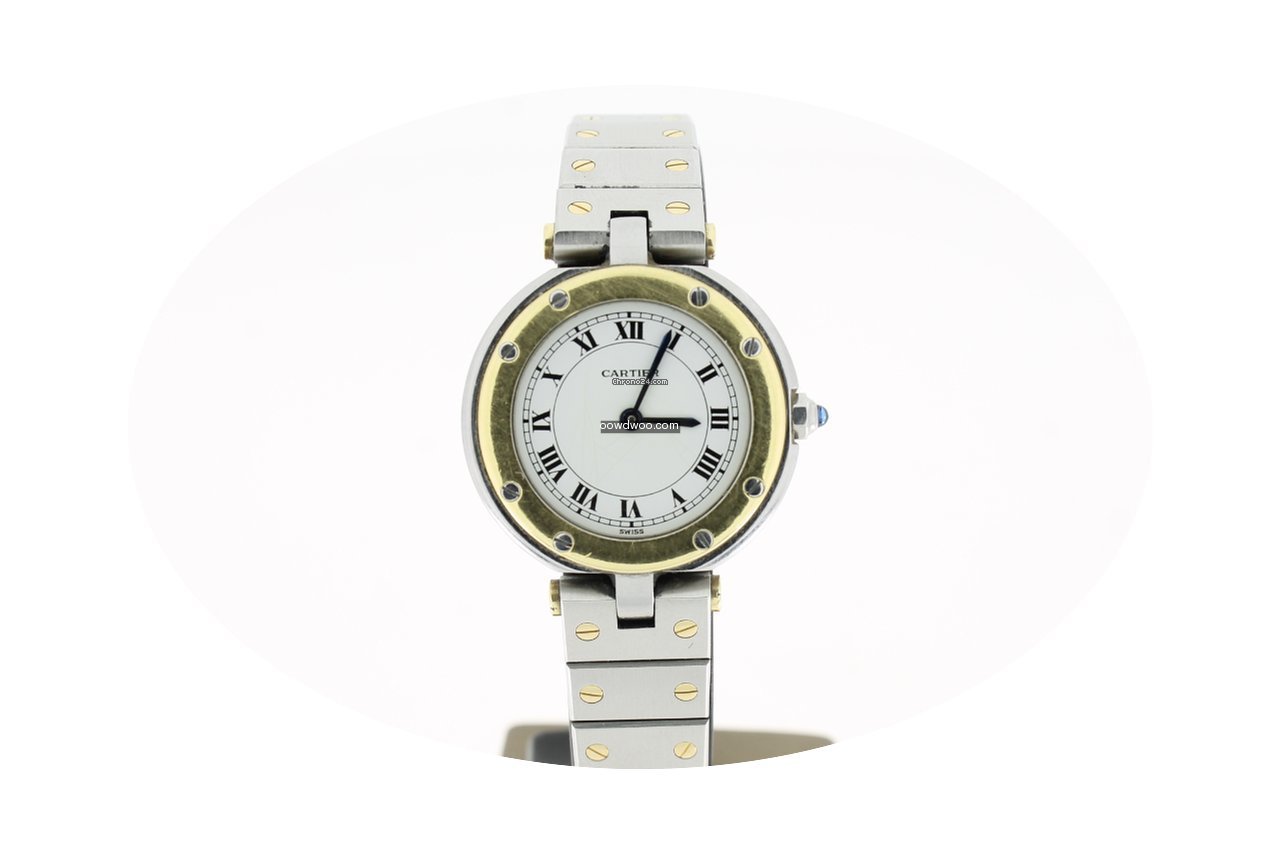 Cartier Santos Ronde Steel/Gold (B Servi...