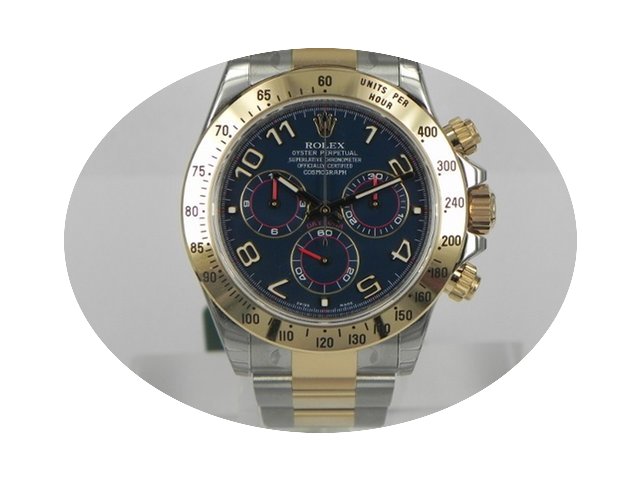 Rolex DAYTONA ORO ACCIAIO QUADRANTE BLU...