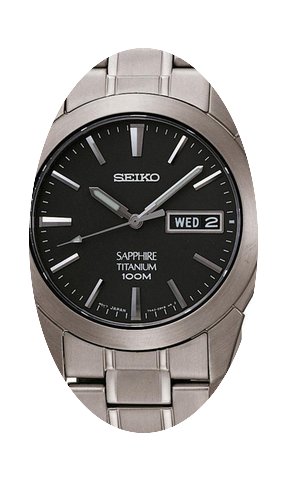 Seiko Titanium SGG731P1 Uhr flach & ...