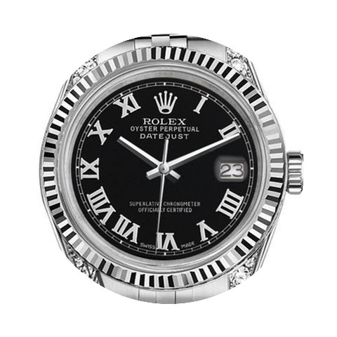 Rolex Men's Rolex 36mm Datejust Black Co...
