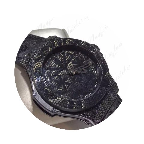 Hublot Big Bang Broderie All Black Diamo...