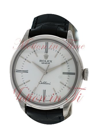 Rolex Cellini Time, White Lacquer Dial -...