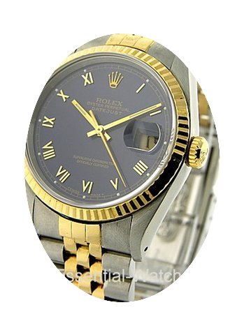 Rolex Used Mens 2 Tone Datejut...