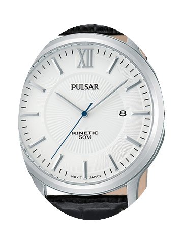 Pulsar PAR187X1 Herrenuhr silber schwarz...