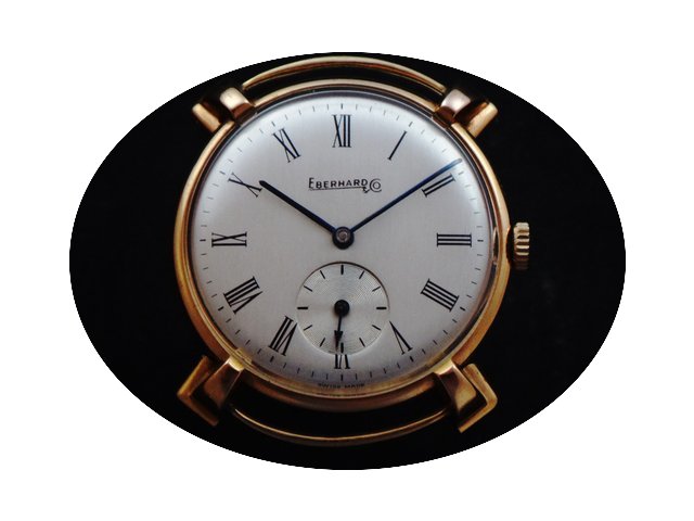 Eberhard & Co. Vintage 18k Solid Gol...